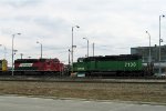 BNSF 7138 & FXE 3225 at the CSX yard